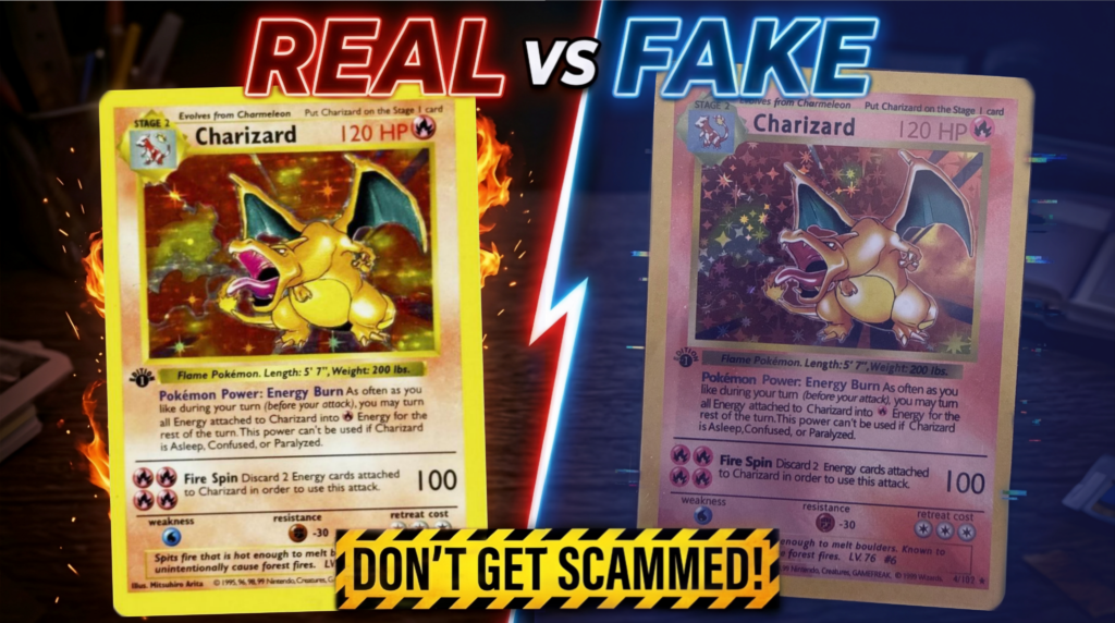 Base Set Charizard 1st Edition Real vs Fake: How to Spot