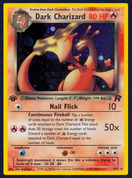 Dark Charizard card 1st Edition Holo AUTHENTIC