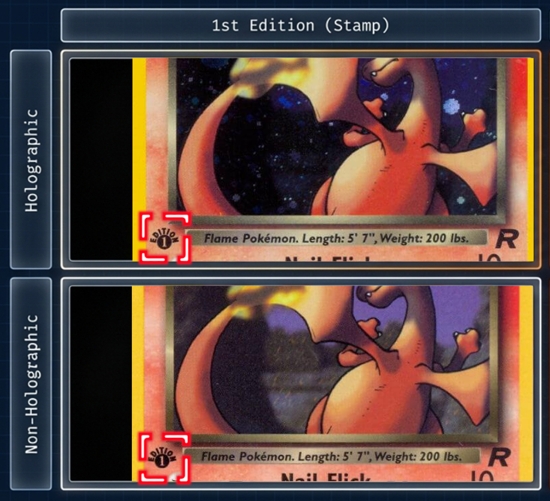 Dark Charizard card 1st Edition Stamp