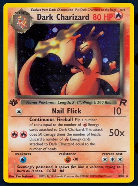 Dark Charizard card High Collector Demand Breeds