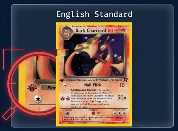 English Dark Charizard
