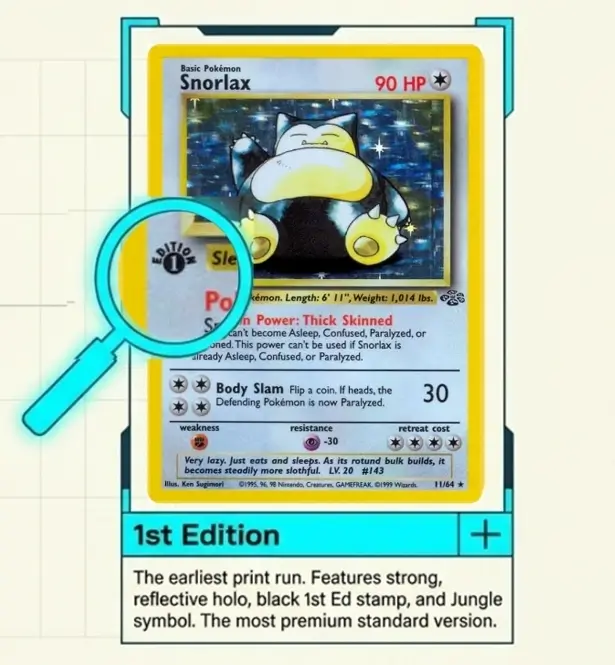 Snorlax Jungle Set 1st Edition