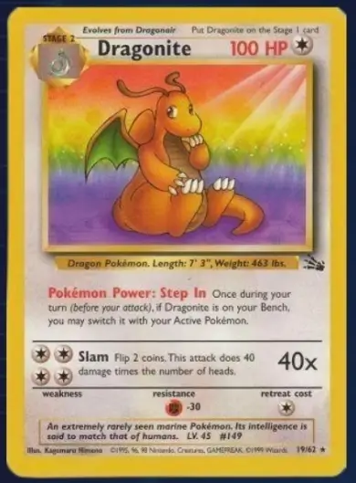 Unlimited Dragonite Non-Holo AUTHENTIC