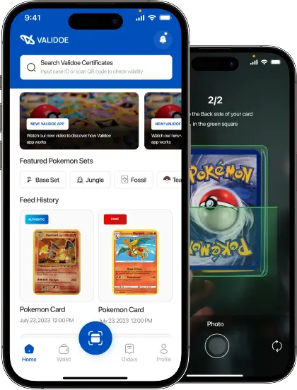 Valideo Card Authentication & Grading App