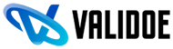 Validoe logo blue