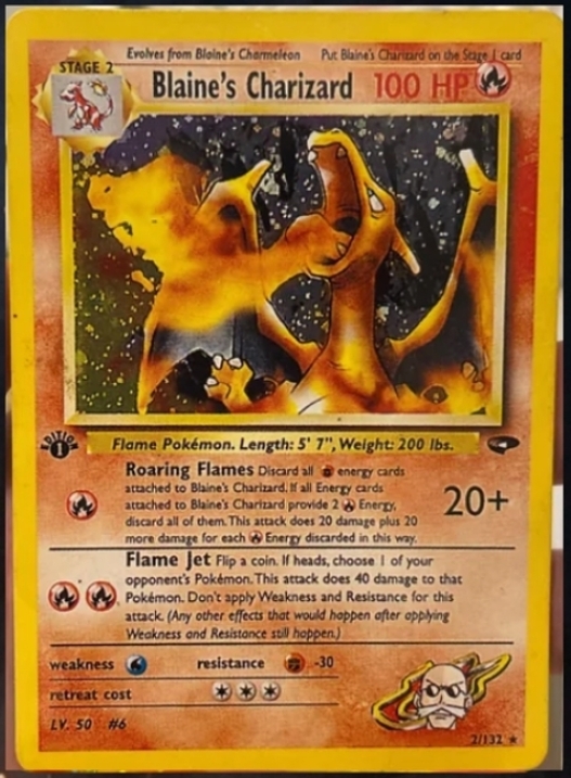 Blaine’s Charizard Replica 2