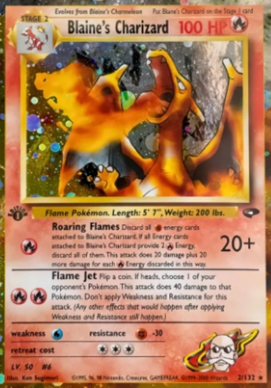Blaine’s Charizard Replica