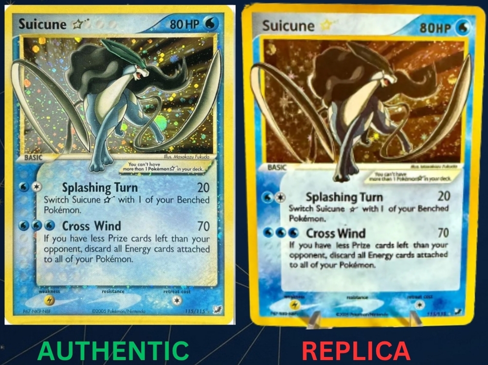 GOLD STAR • VOL. III SUICUNE ★ EN AUTHENTIC - REPLICA