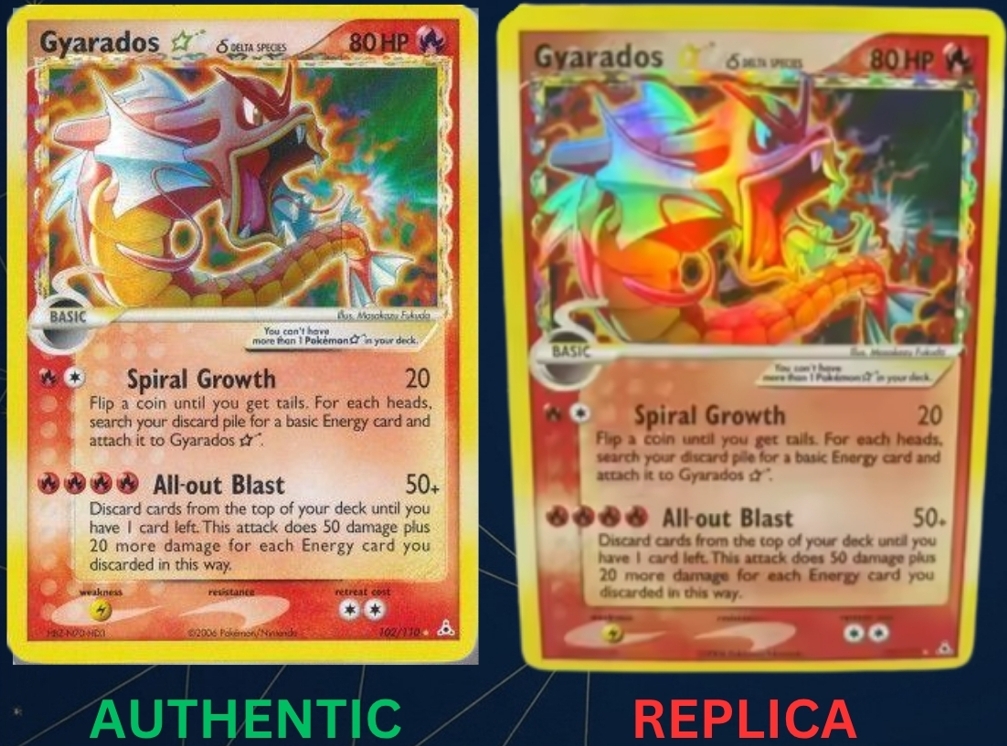 GYARADOS ★ EN AUTHENTIC - REPLICA