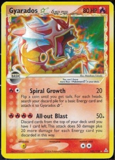 Gyarados EX Holon Phantoms EN