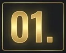 Number 1 Gold color image