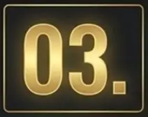 Number 3 Gold color image