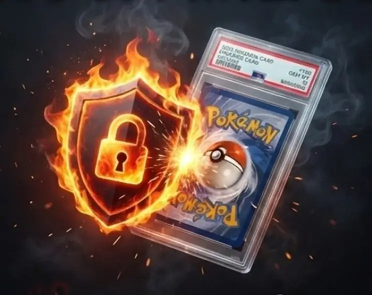 SecureSure Protection validoe Blaine’s Charizard card