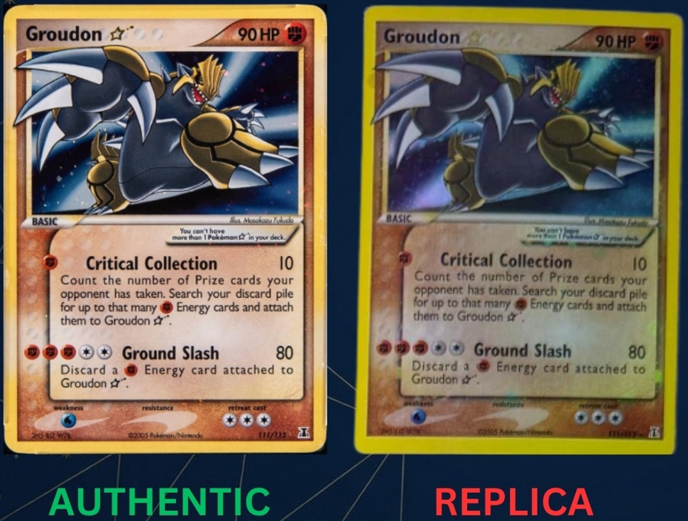GROUDON ★ EN AUTHENTIC - REPLICA
