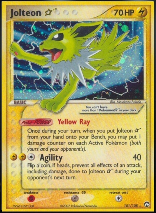 JOLTEON ★ EN REAL CARD