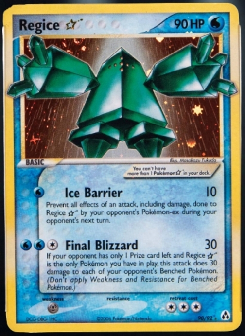 REGICE ★ EN REAL CARD