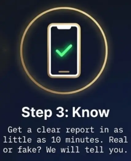 Step 3 - Know the result of GOLD STAR POKÉMON CARDS verification