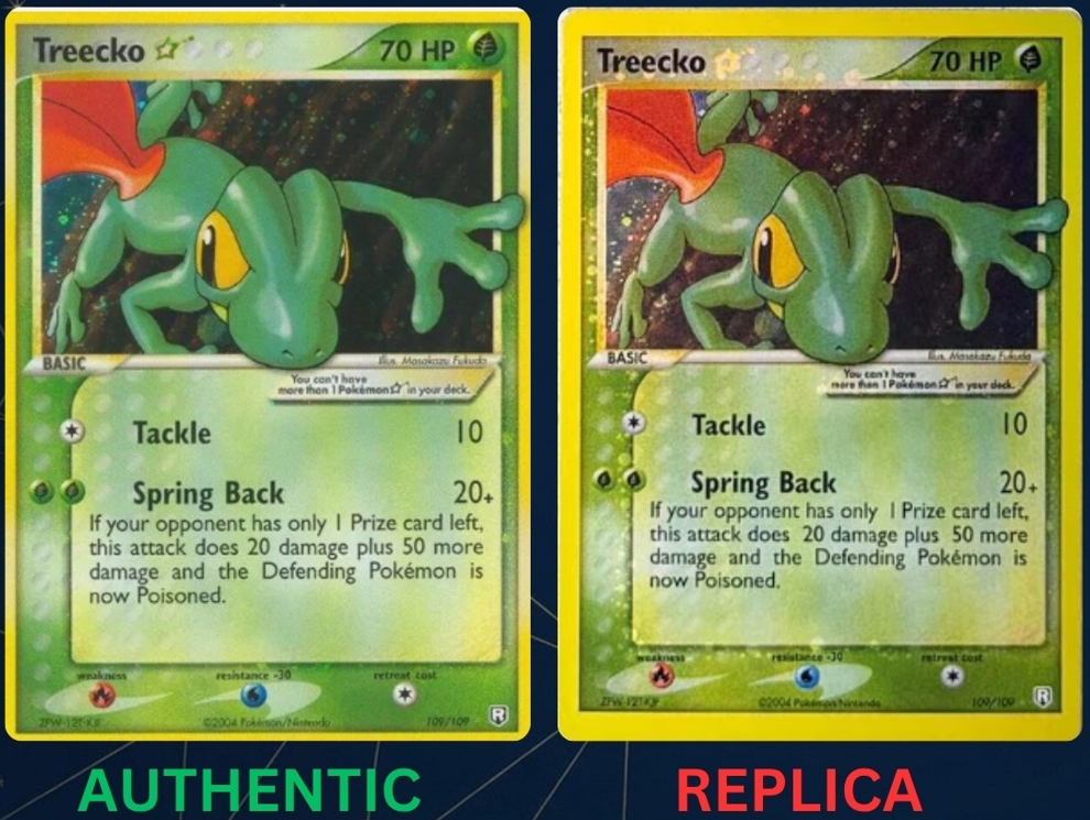 TREECKO ★ EN AUTHENTIC - REPLICA