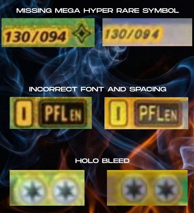 MEGA CHARIZARD X 130-094 REAL VS FAKE