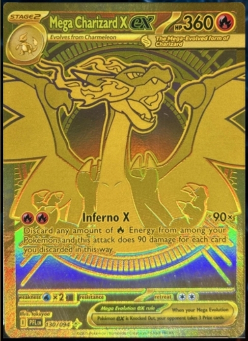 MEGA CHARIZARD X 130-094 REAL