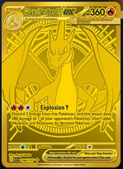 Mega Charizard Y ex 360 HP