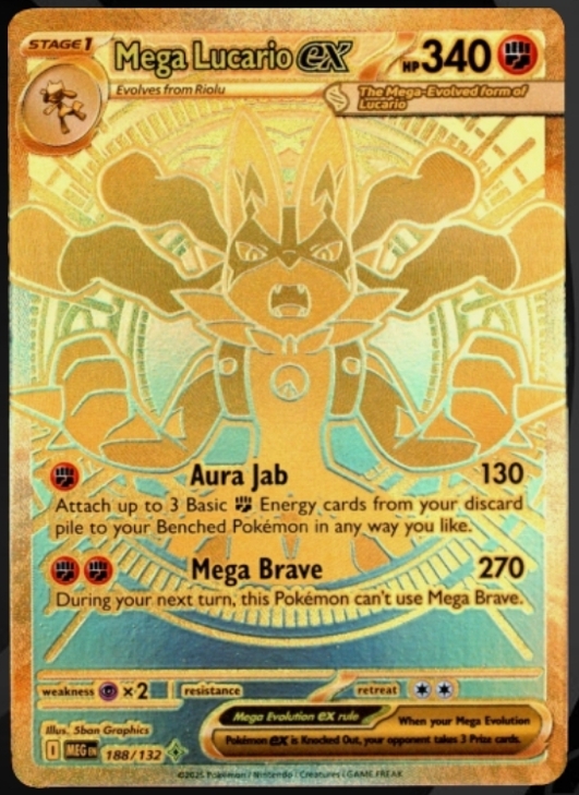 Mega Lucario ex #188 real