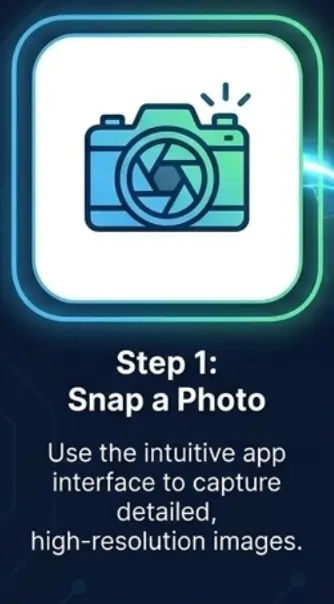 validoe verification Step 1 Snap a Photo