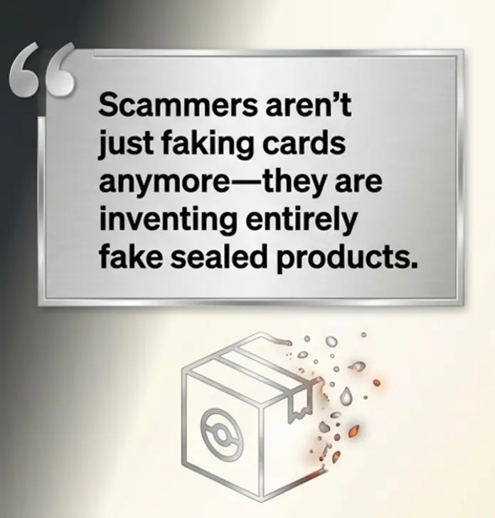 Scammers aren’t just faking cards anymore, they are inventing entirely fake sealed products.