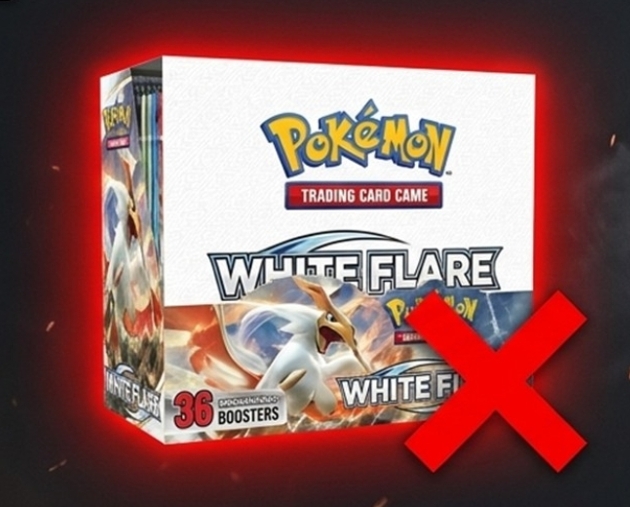 There is NO English White Flare Booster Box
