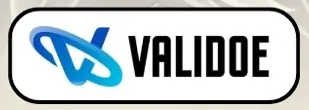 validoe logo black border