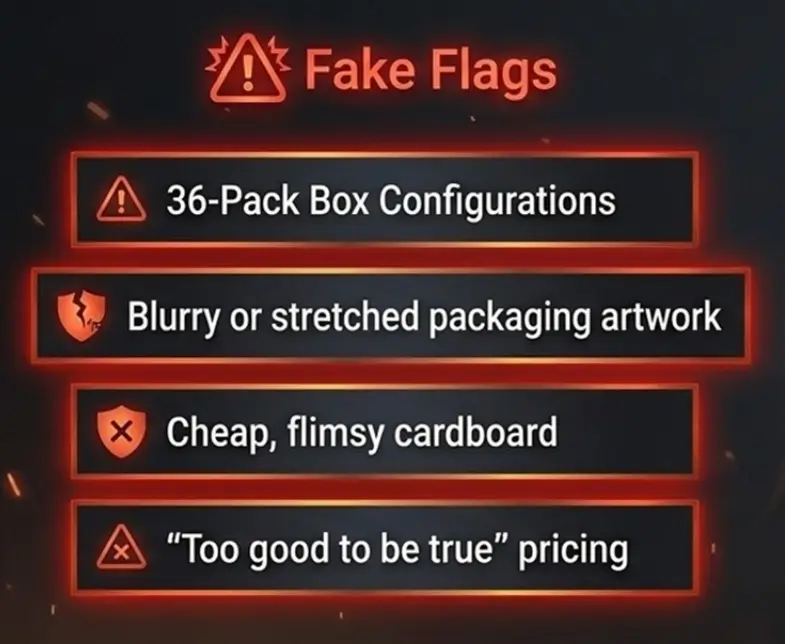 white flare Fake Flags