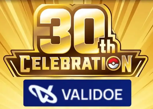 30th CELEBRATION with VALIDOE logo