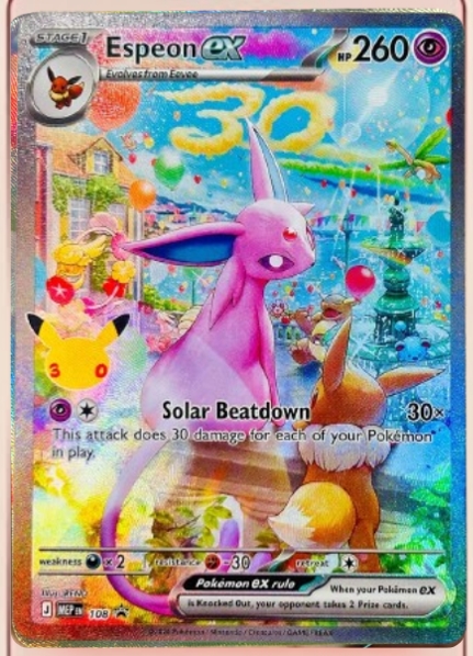 Espeon ex #108 REPLICA