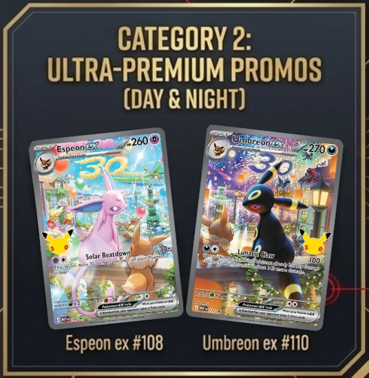 Espeon ex #108 Umbreon ex #110